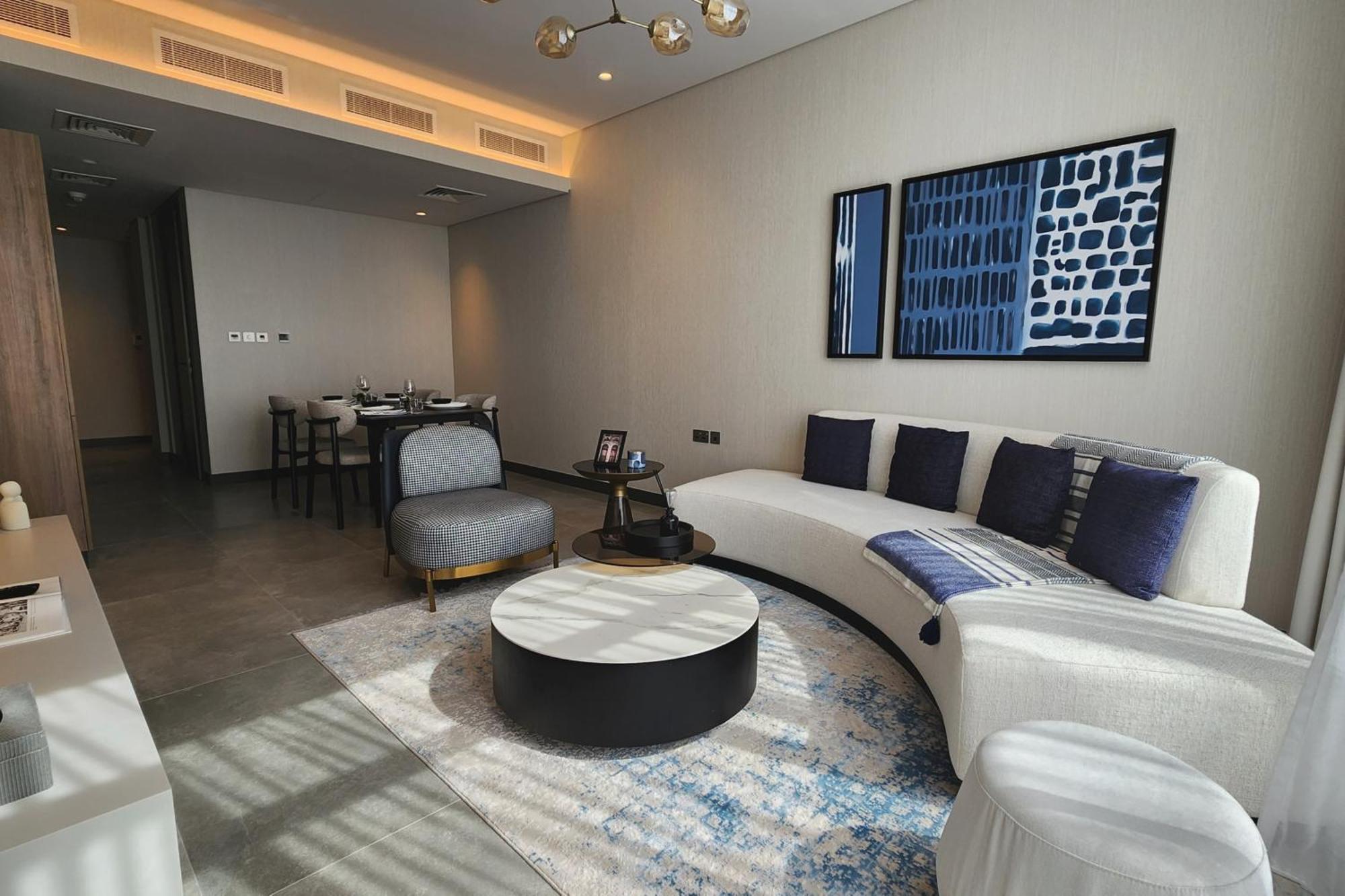 Hotel Charthouse Bahrain Manama Exterior foto A living room at the Ritz-Carlton, DIFC